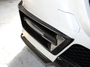 Mercedes Benz SLK Bumper Light Trim - Front - Carbon Fiber - R172